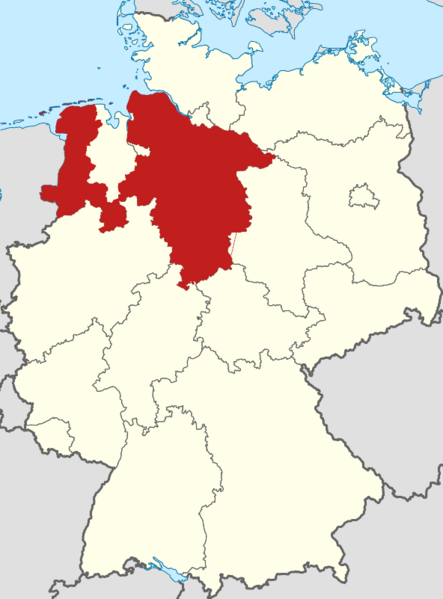 Datei:Karte DRK-Landesverband Niedersachsen.svg